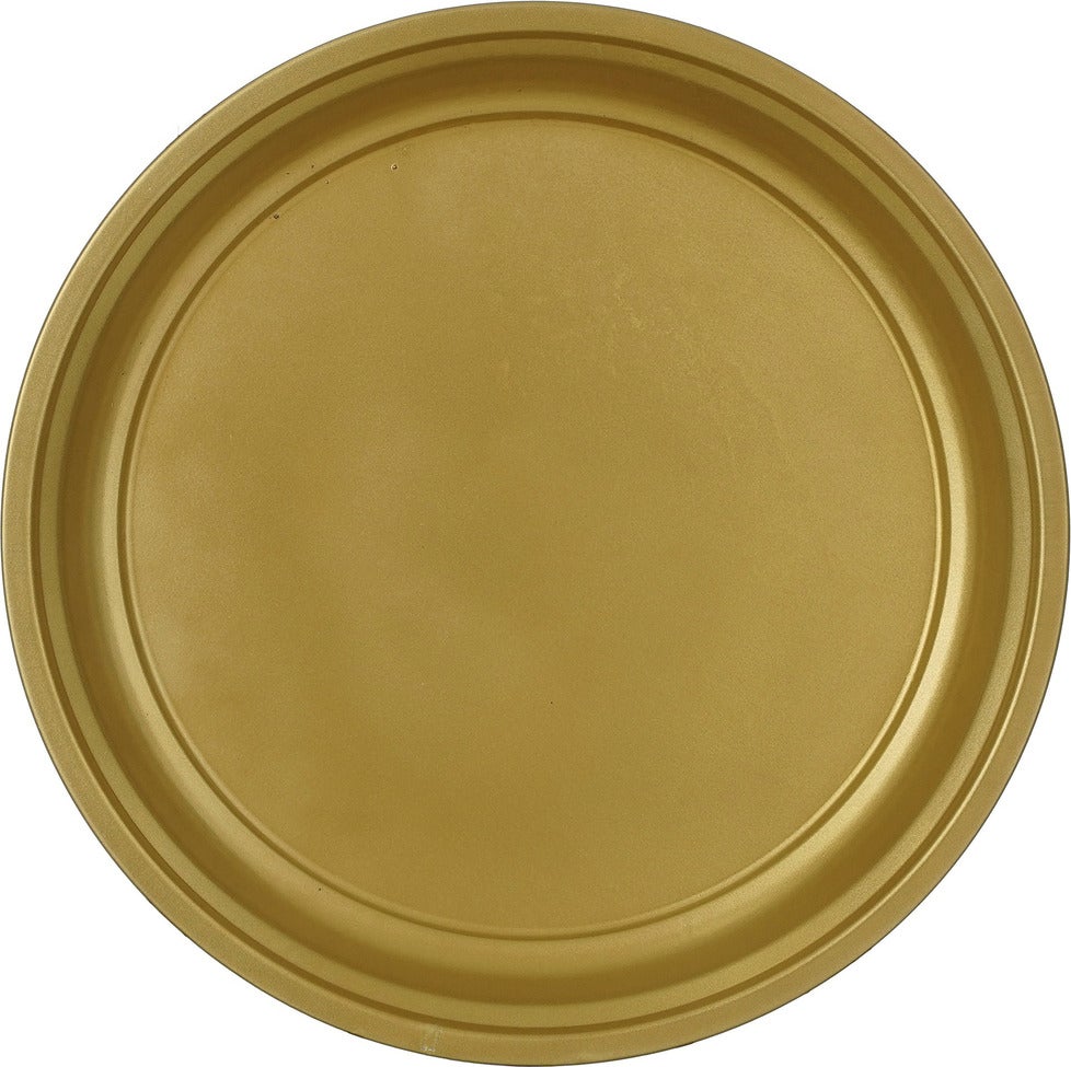 Mica Decorations decoratiebord Milos goud D 36 H 3 cm