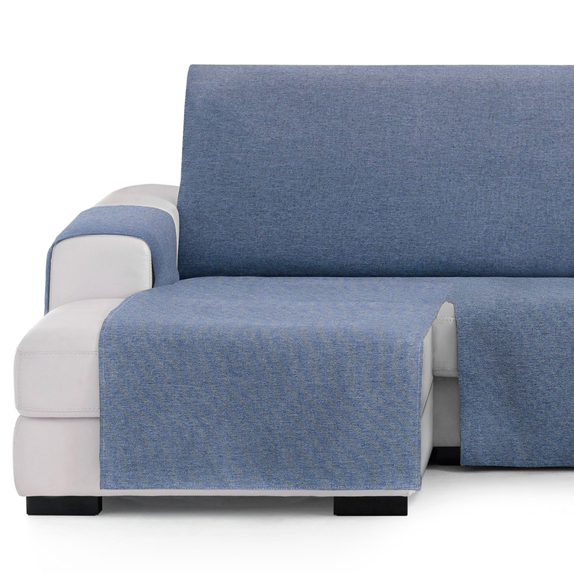 Capa protetora Vipalia para chaise longue esquerda 240, azul, modelo Brisa