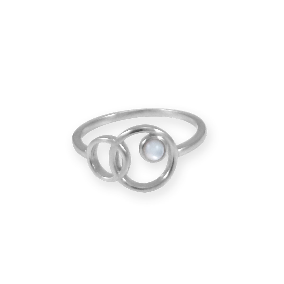 Bague en argent 925 rhodié