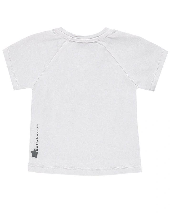T-Shirt LITTLE WHALE in offwhite