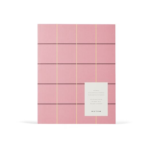 Uma Large Notesbog, Rosa Check