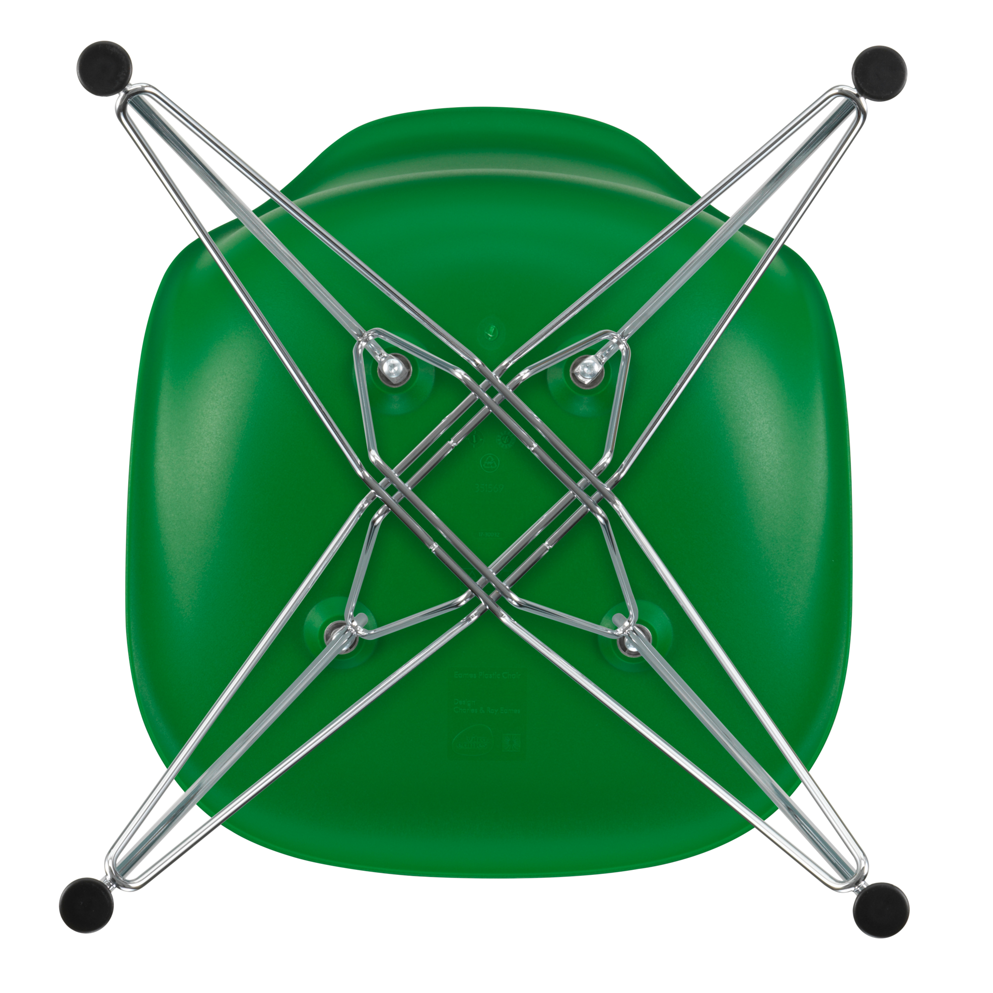 Eetkamerstoel DSR RE chroom Emerald