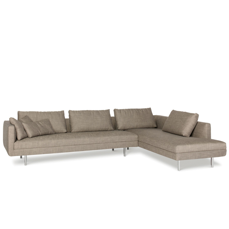 EYYE Etcetera bank 2-zits 1-arm   open element 1-arm Senna Teak (excl kussens)