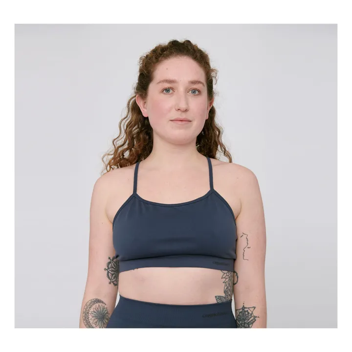 Organic Basics Brassière Active Sport | Bleu gris