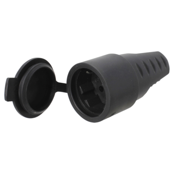 Handson contrastekker rubber zwart