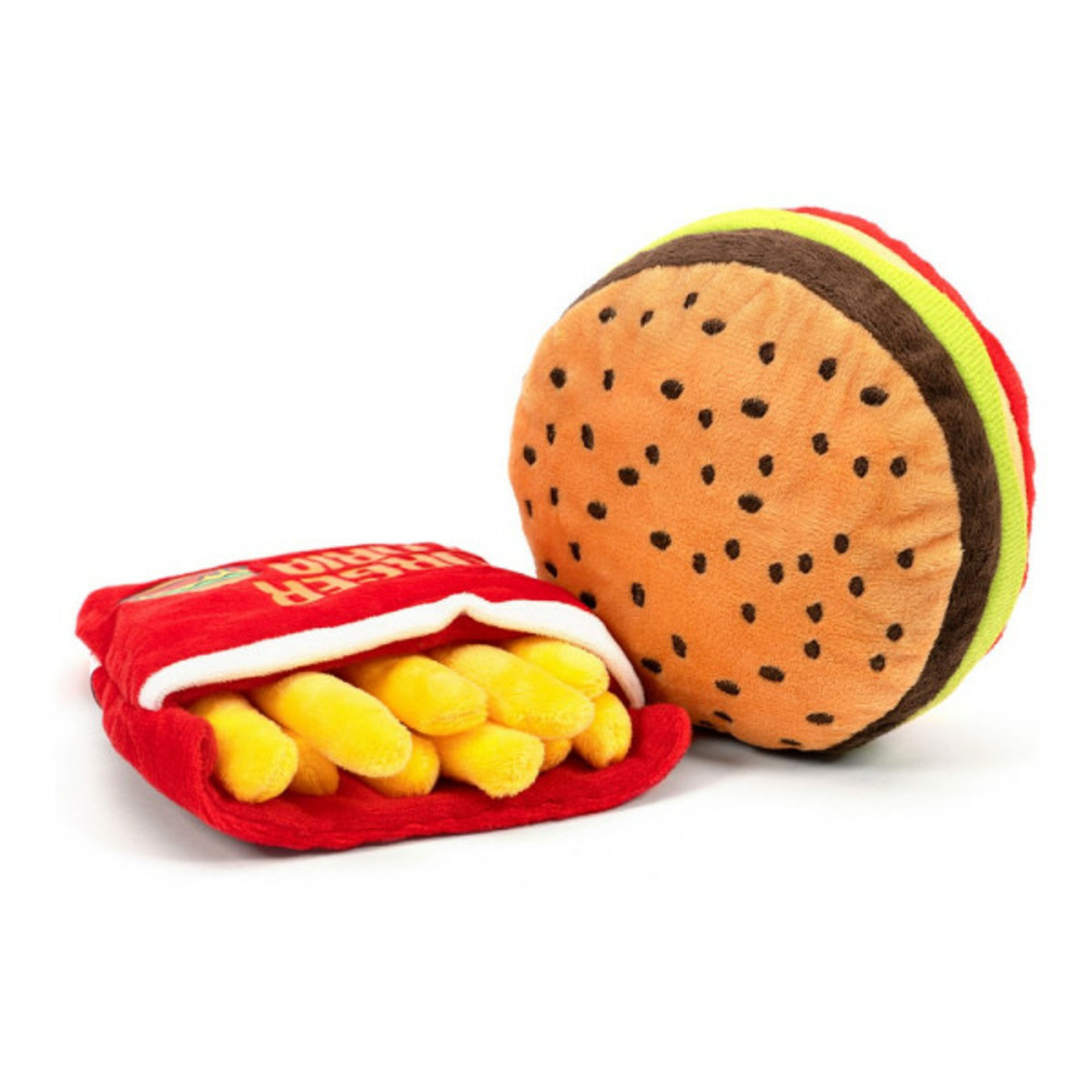 Jouet pour chien hamburdog hamburgers polyester feuille de mousse
