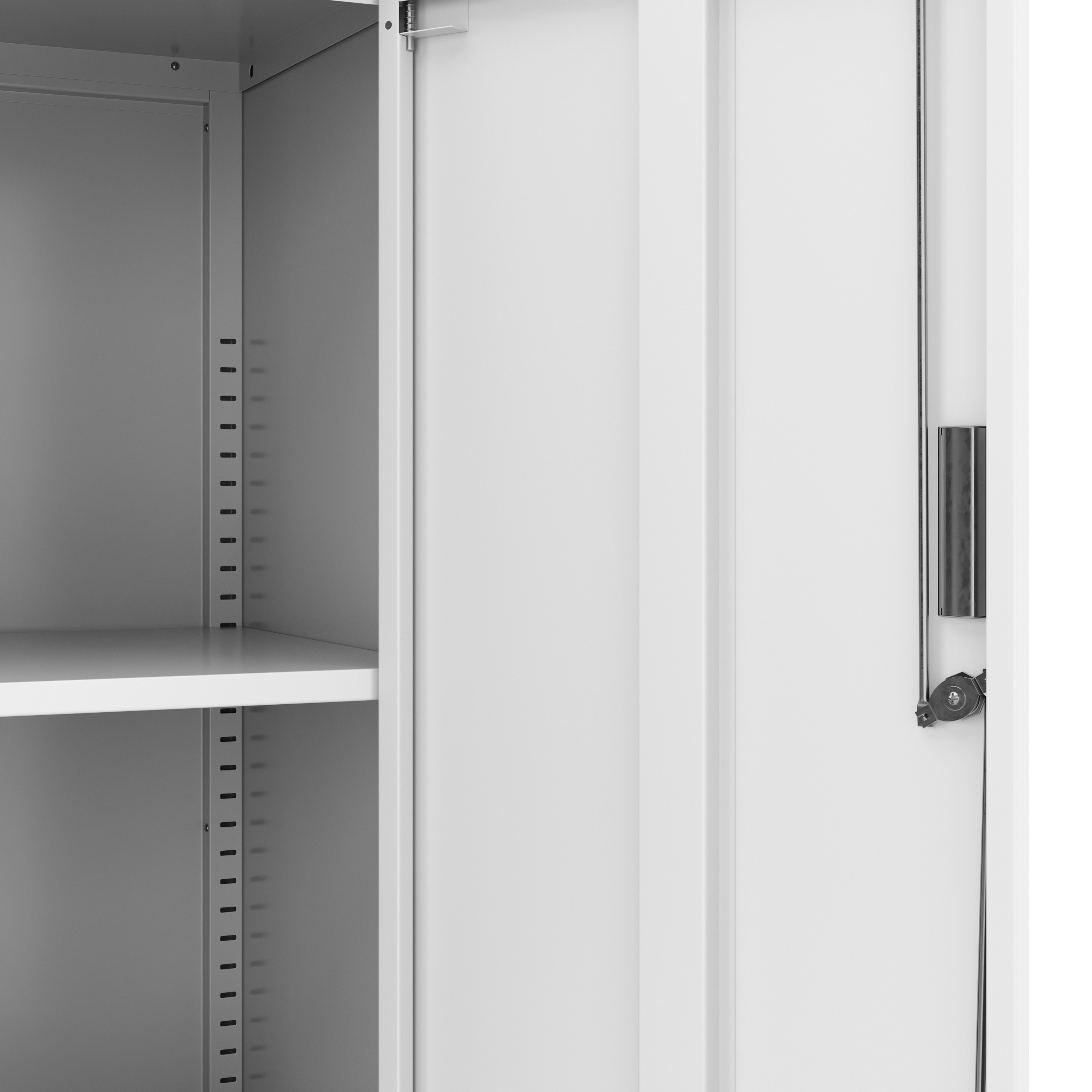 Aktenschrank mit 4 Türen 90 x 185 cm weiss