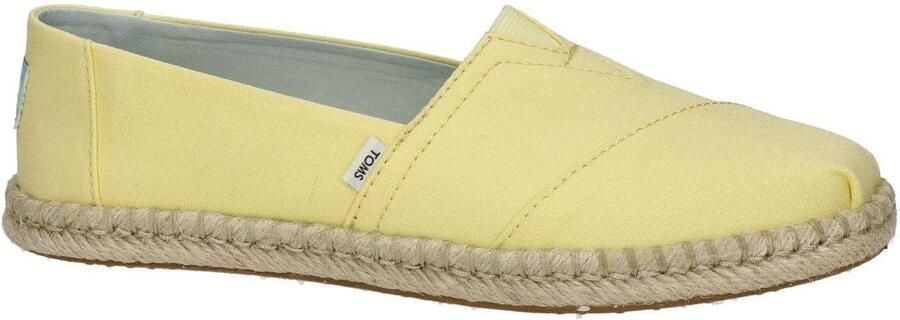 TOMS Alpargata Rope Plant Dye Dames Espadrille Yellow