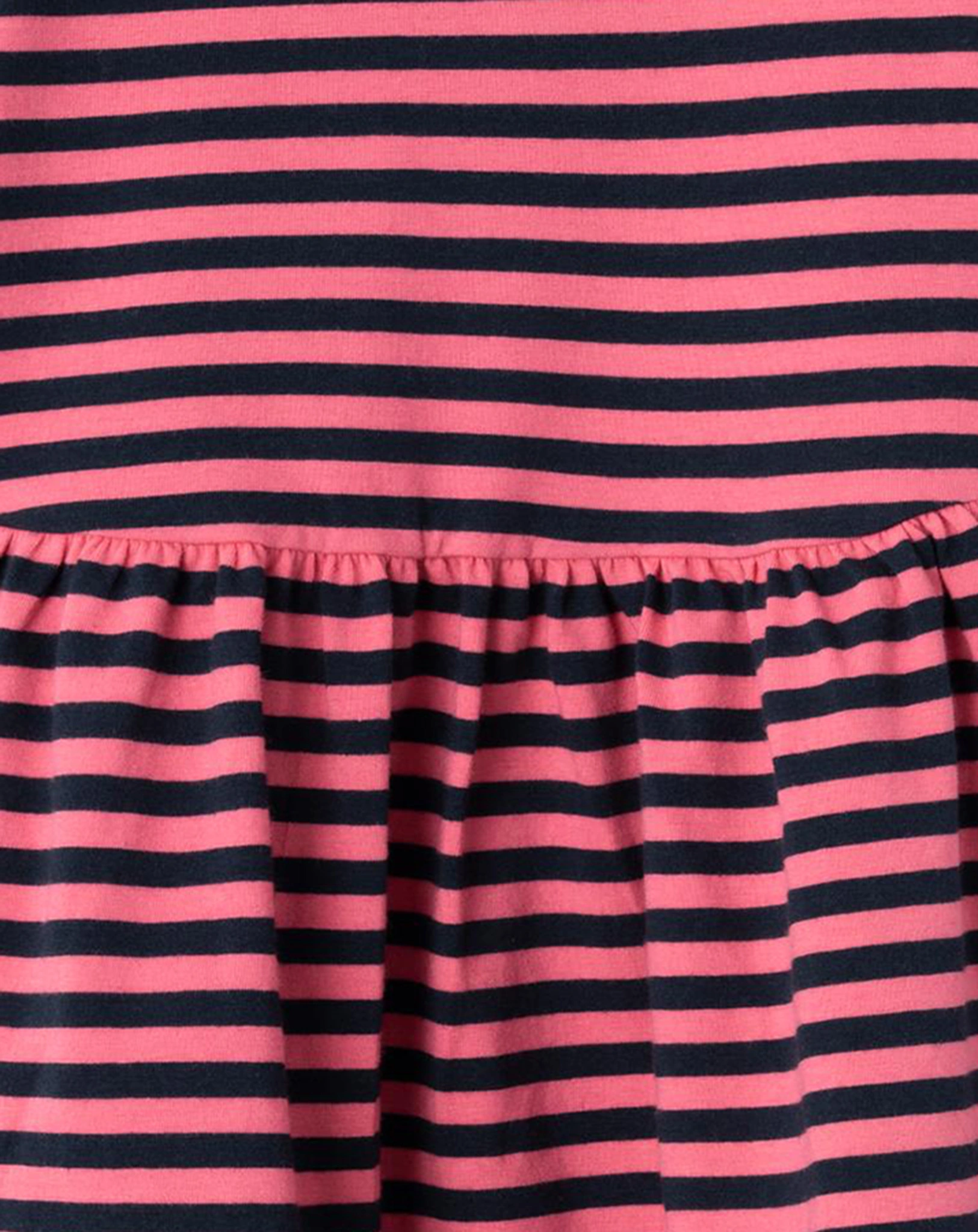 Langarm-Kleid NMFVALENTINA STRIPES in pink/blau
