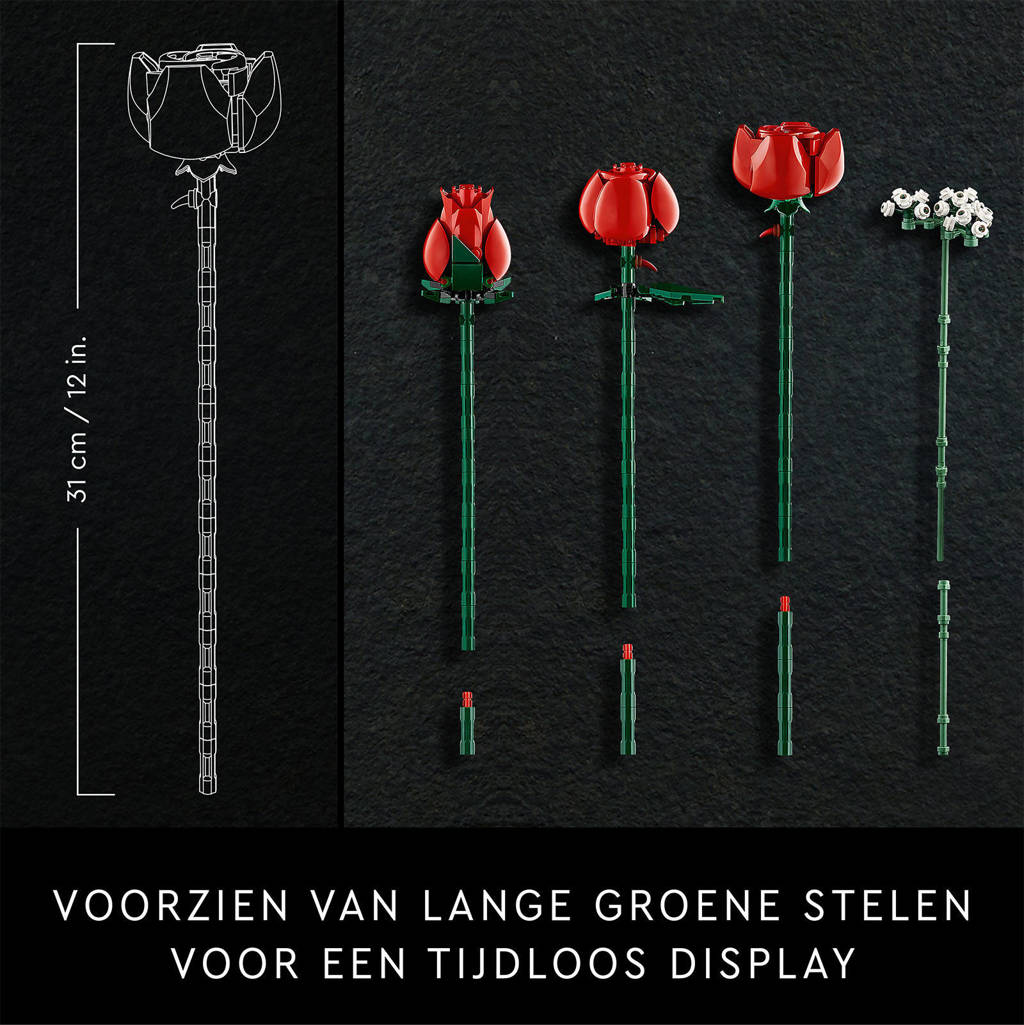 Mooi!Rozenboeket Decoratief Bloemen Bouwpakket uit de Botanical Collection 10328