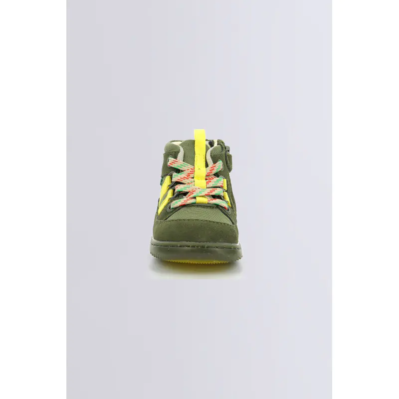 KICKBUBBLO KAKI JAUNE BOTTILLONS Synthétique Mixte
