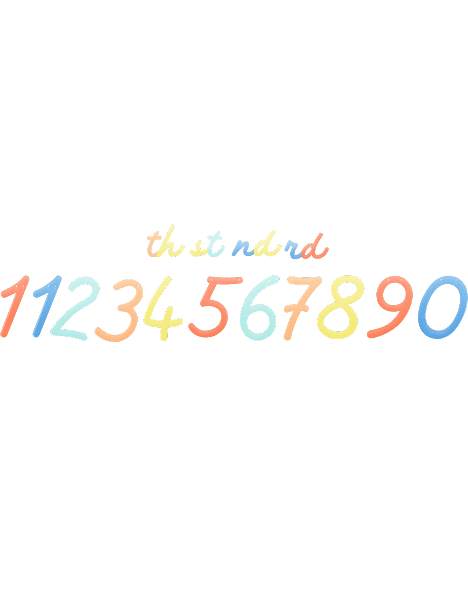 Girlande BRIGHT HAPPY BIRTHDAY SET