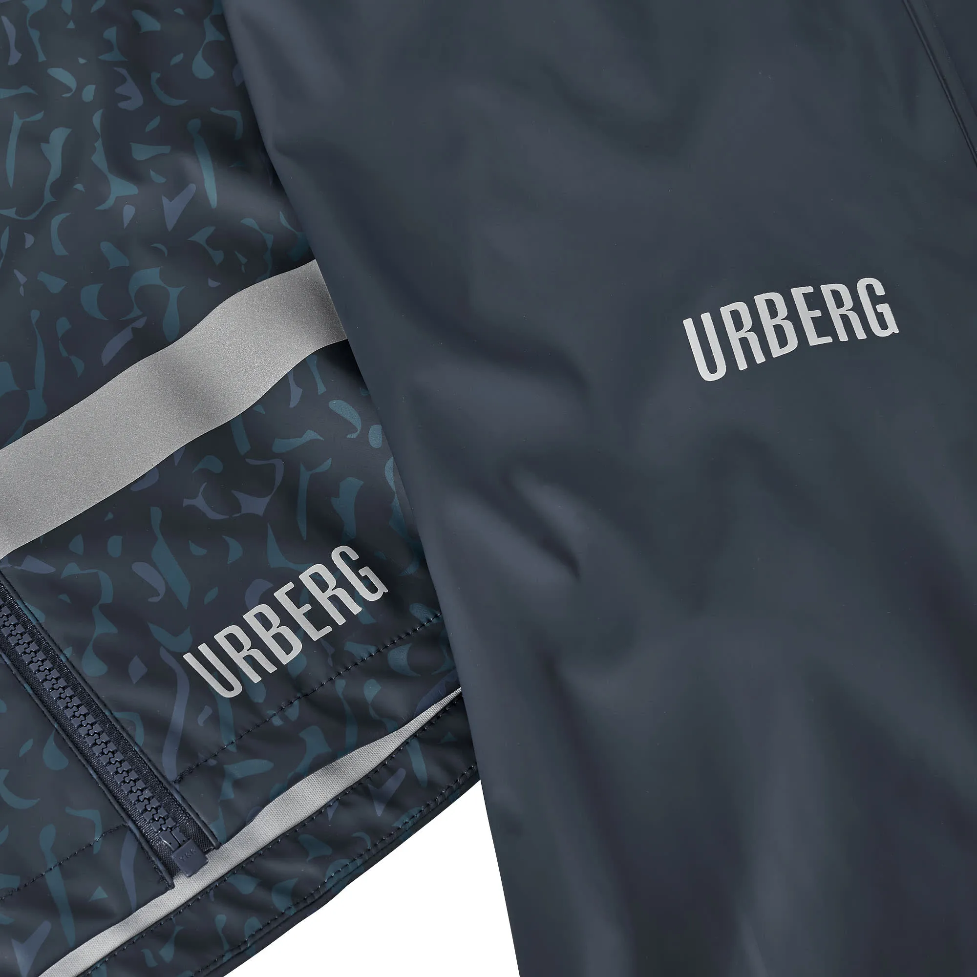 Urberg Kids' Malme PU Rain Set Midnight Navy