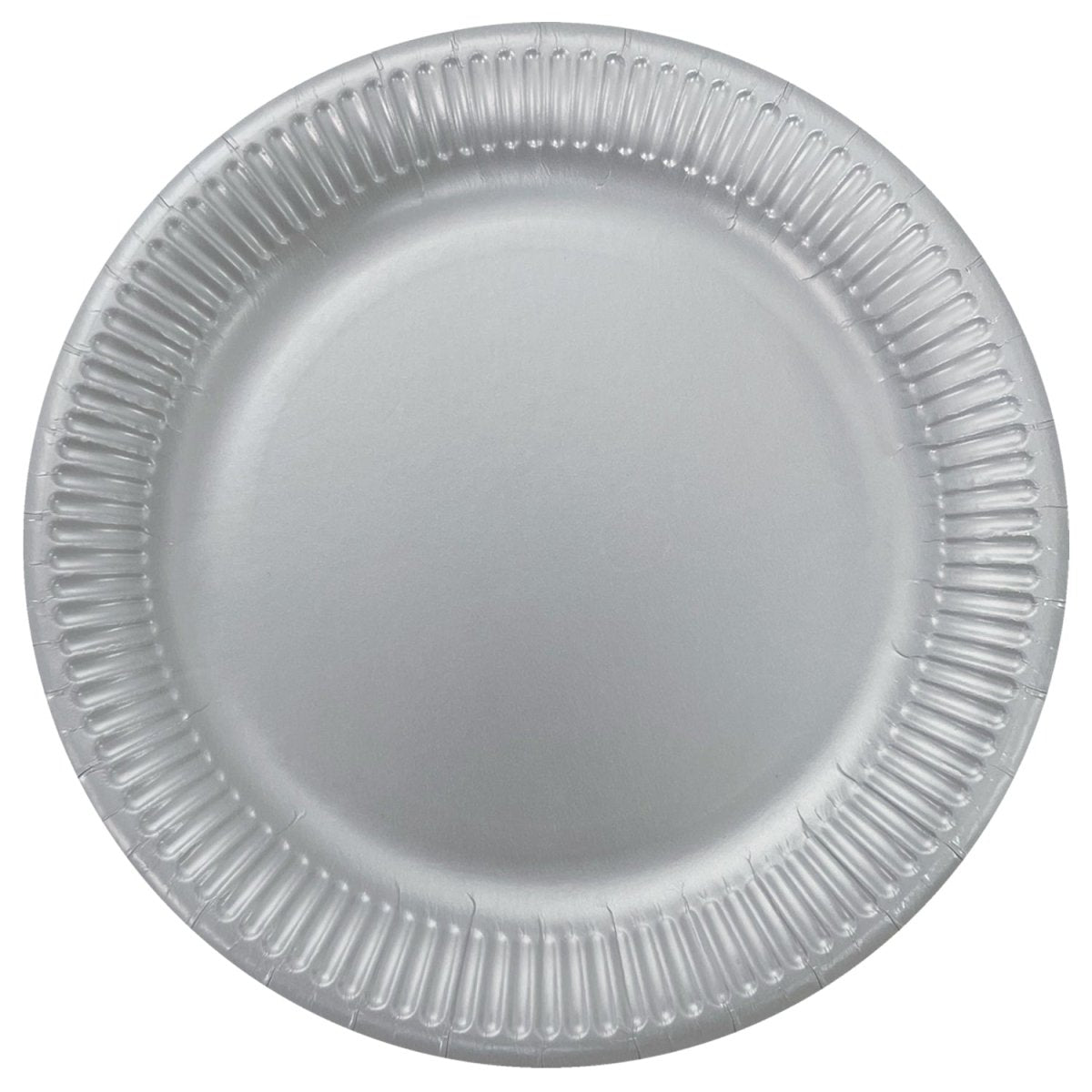 Zilveren Borden Metalic 23cm 8st