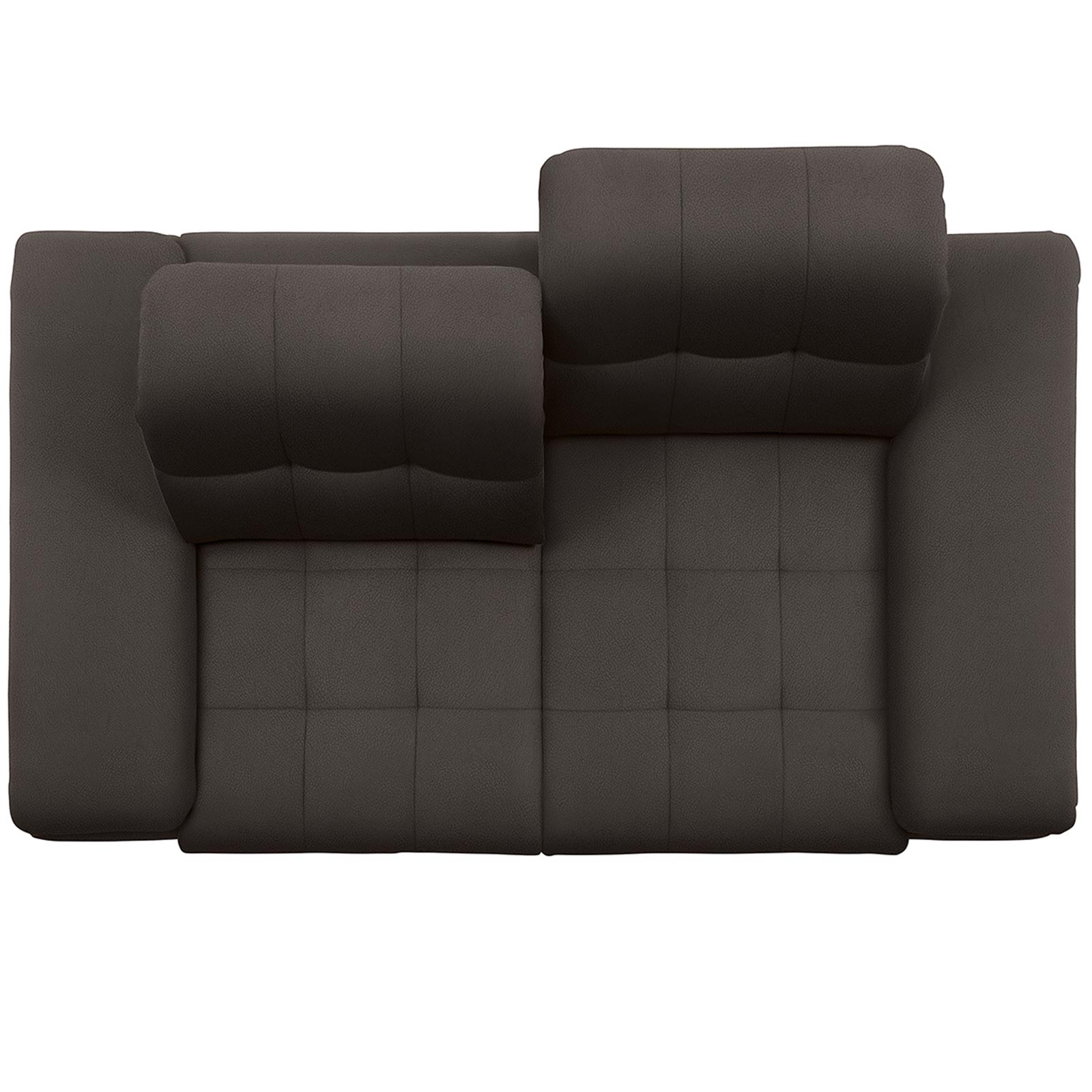 polsterpower 2,5-Sitzer-Sofa - Saddle anthrazit - Basismodell