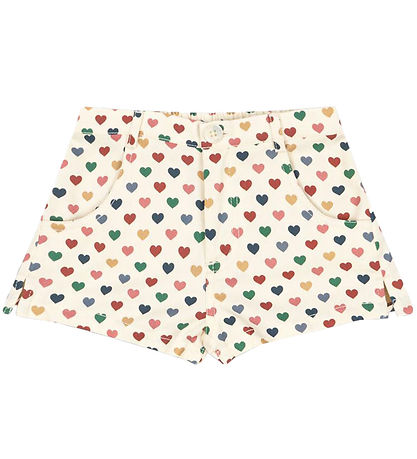 Konges Sløjd Shorts - Denim - Frankie Mini - Coeur Color/Herzen