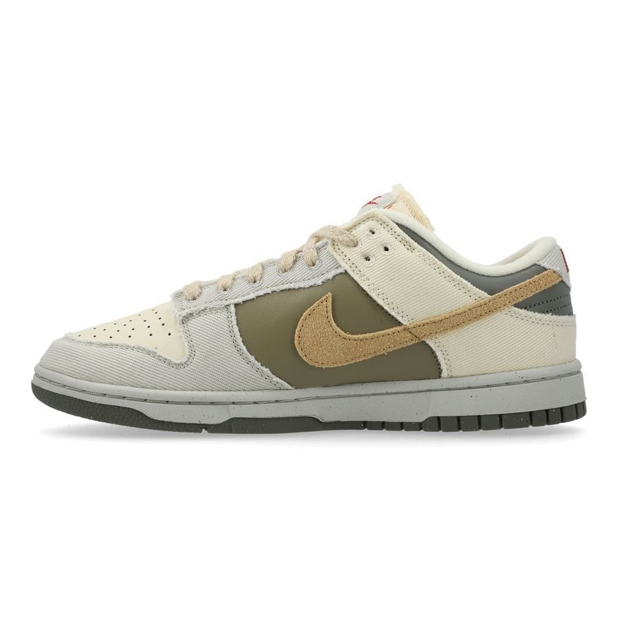 Nike Chaussures Dunk Low - Blanc/Gris/Vert Femme