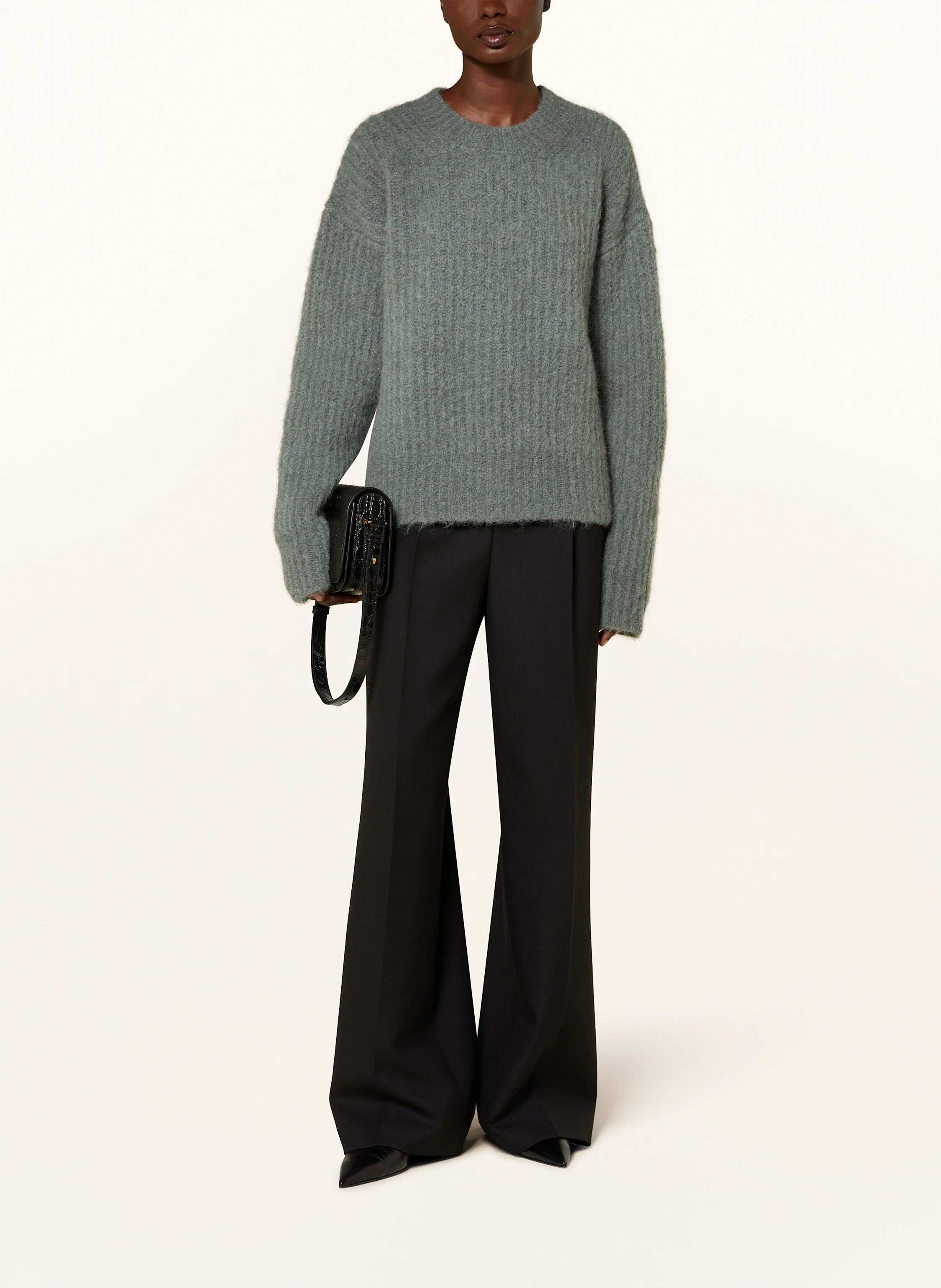 AMI PARIS Pullover mit Alpaka und Mohair