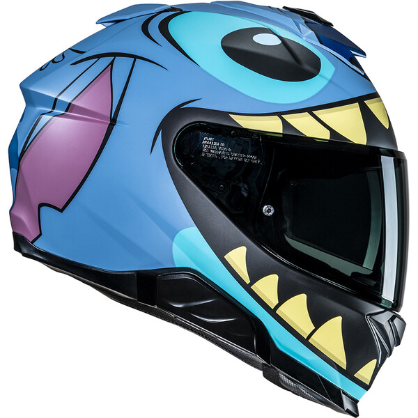 HJC - Casque i71 Stitch Disney MC2SF / Bleu / Violet / Mat