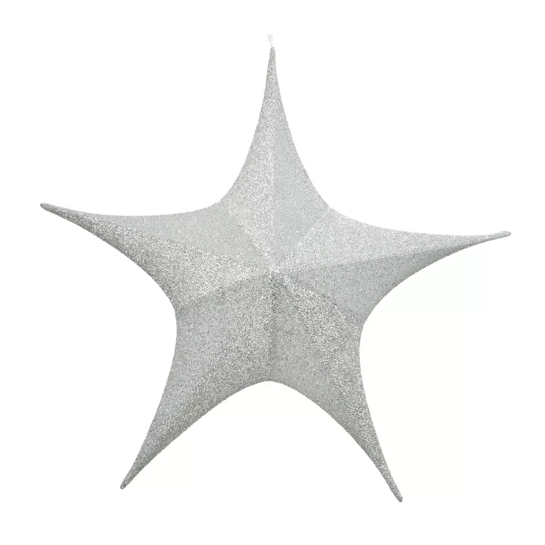 Suspension géante (D135 cm) Étoile de Noël Christmas Argent