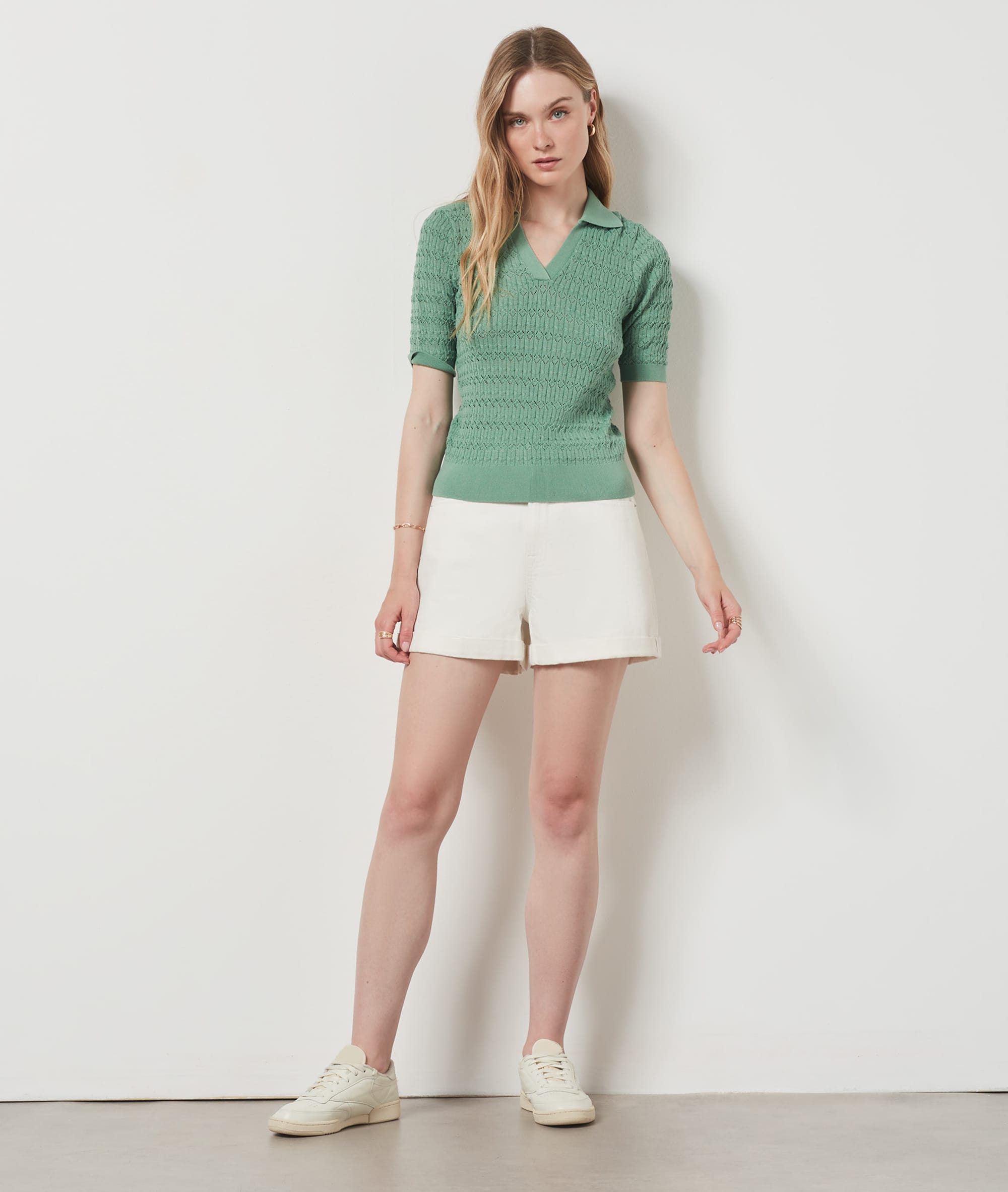 Pull manches courtes