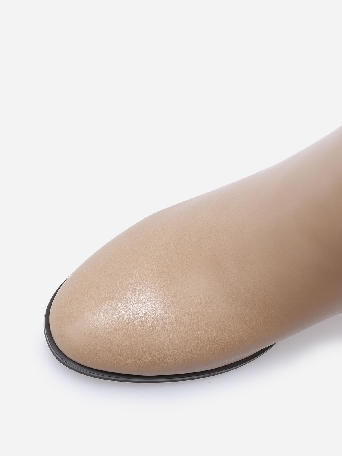 Bottines basiques à talon- Taupe