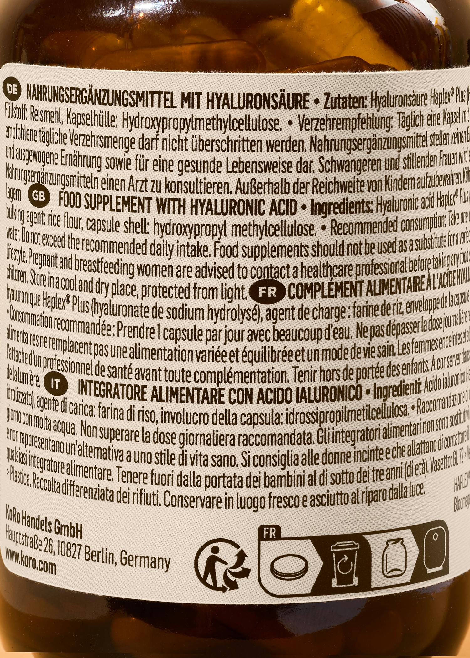 Hyaluron Kapseln 120 Stück