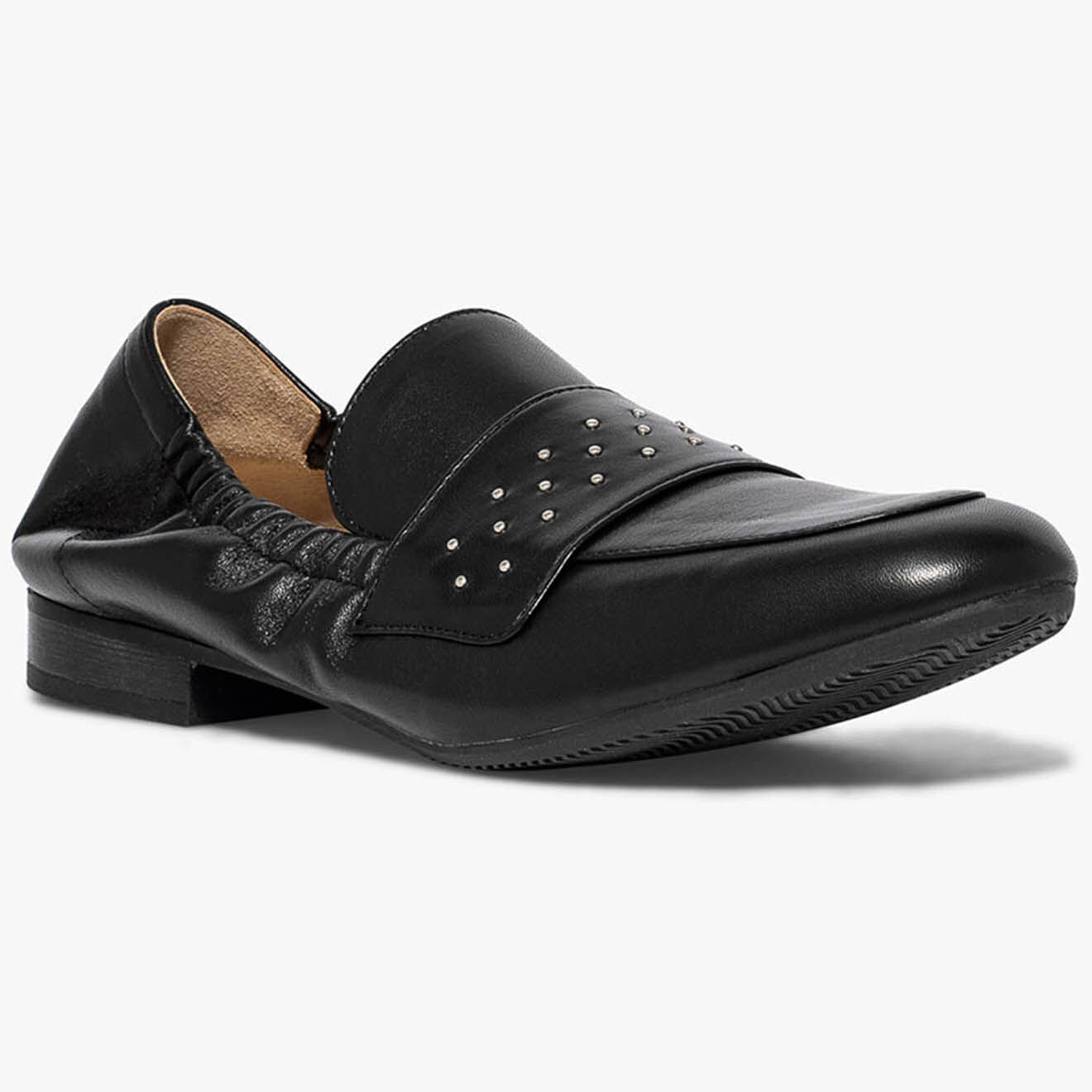 Bocage Mocassins en Cuir Aissa noirs