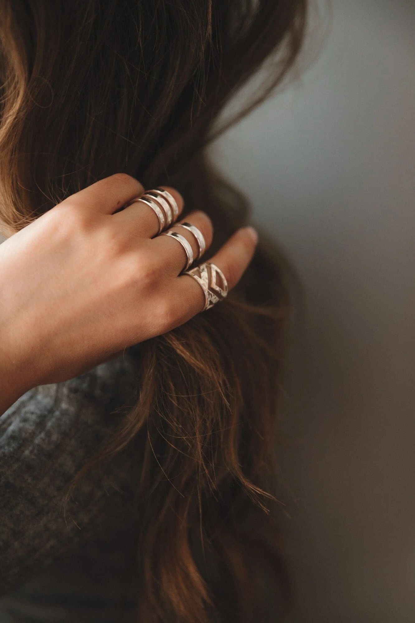 NOAH - Bague martelée argent | Argent