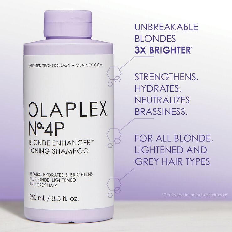 Olaplex No. 4P Blonde Enhancer Toning Shampoo 250ml