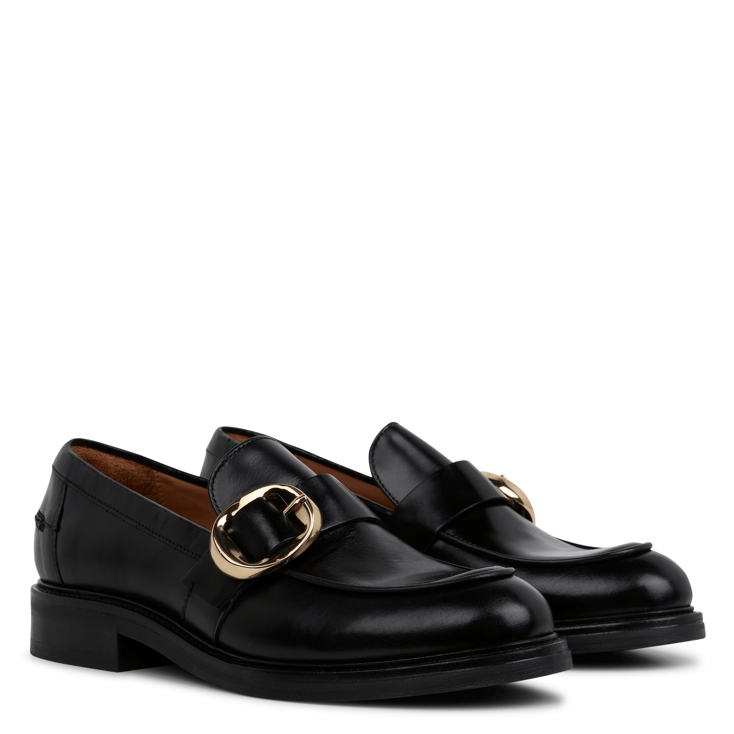 Mocassins en cuir | Noir