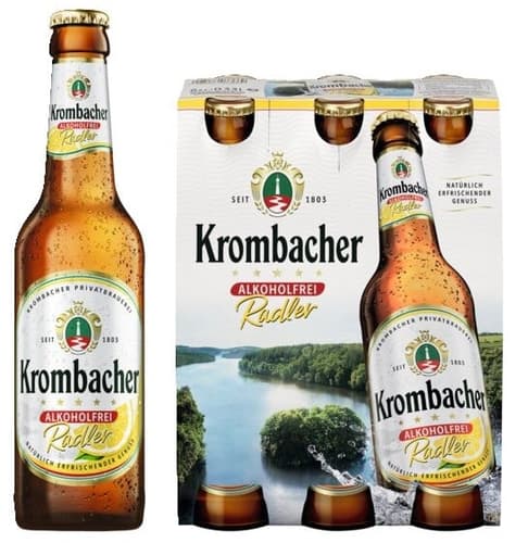 Krombacher Radler Alkoholfrei 6x0,33 l (MEHRWEG)