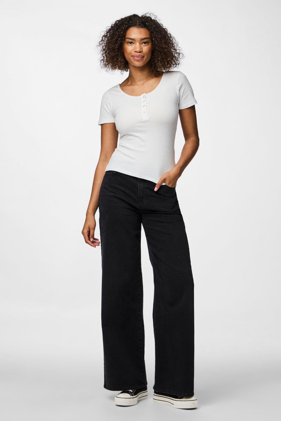 Pieces Pckitte Ss Top 3254877 bright white