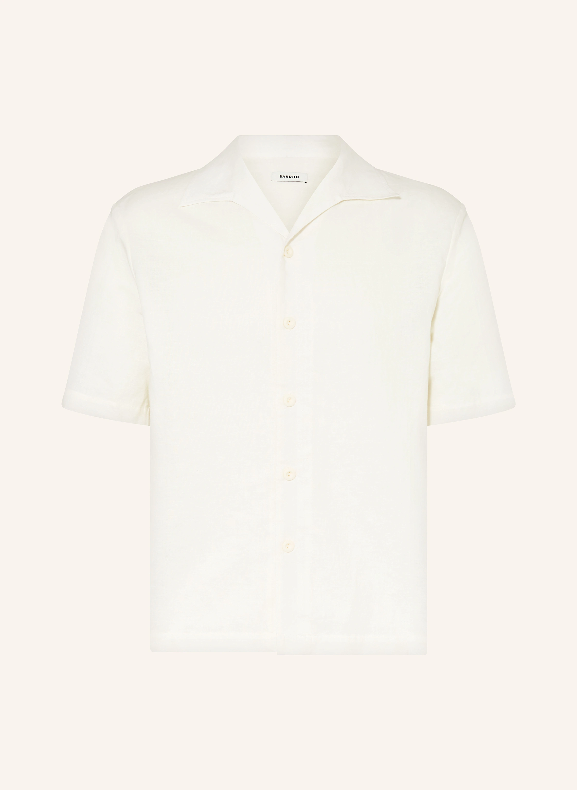 SANDRO Resorthemd Slim Fit mit Leinen