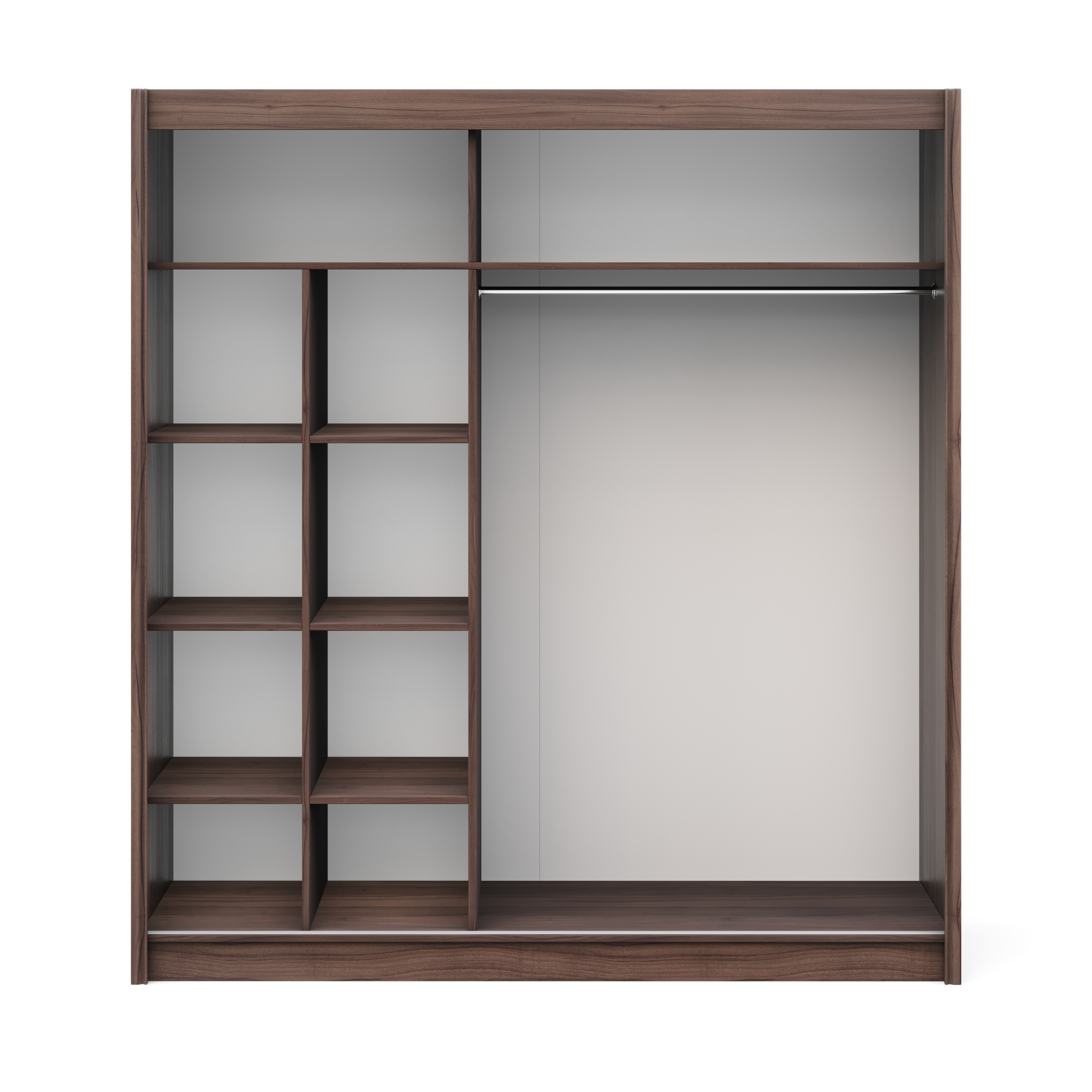 Kleiderschrank Schiebetüren mit Spiegel MONO 200 cm