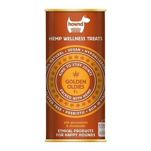 Hownd Golden Oldies Petisco Vegano Antienvelhecimento para Cães