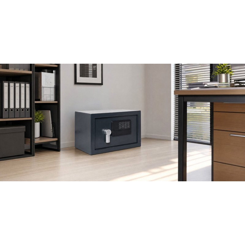 Coffre-fort High Security, 80 litres, gris foncé