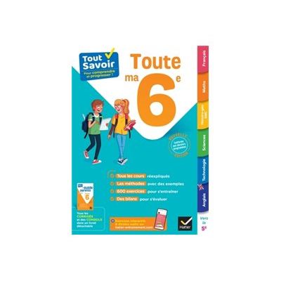 Toute ma 6e - Tout Savoir