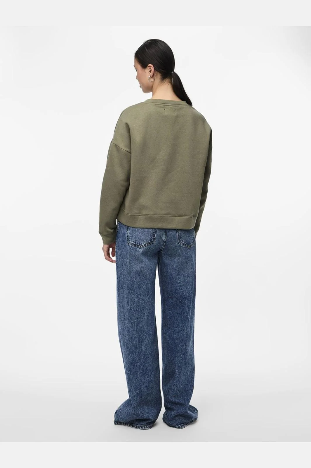 Pieces Pcchilli Ls Sweat 3934553 deep lichen green