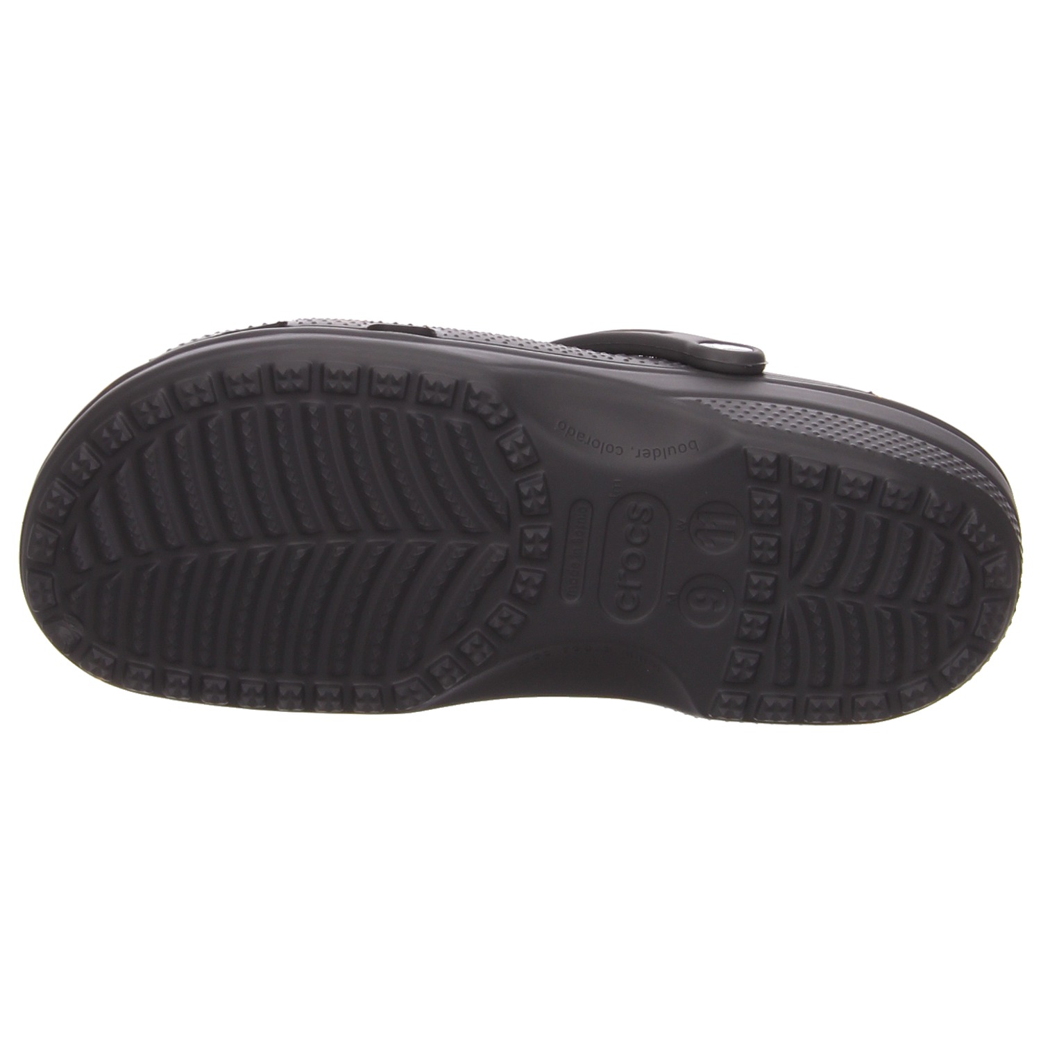 Crocs Pantolette grau grau