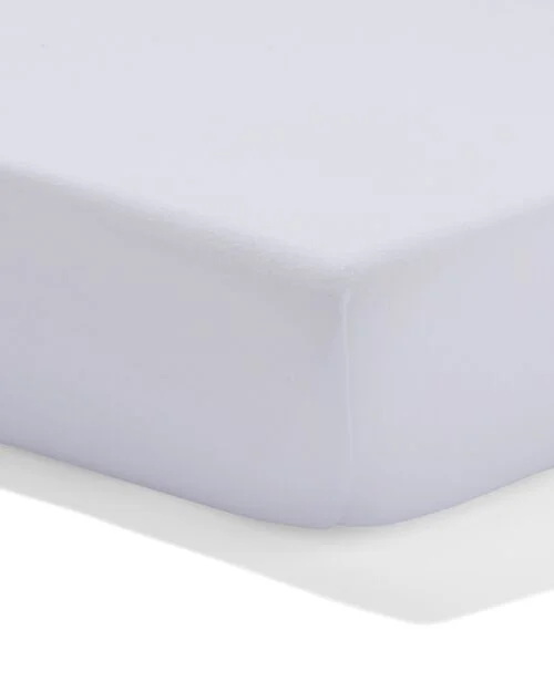 drap-housse pour surmatelas jersey 90x200 blanc