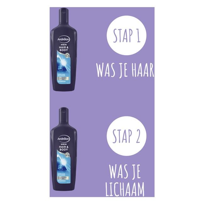 Andrélon Men Hair & Body Shampoo en Bodywash 300 ML