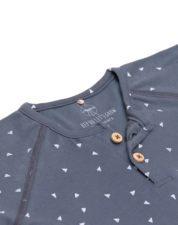 Langarmshirt TRIANGLE in blau
