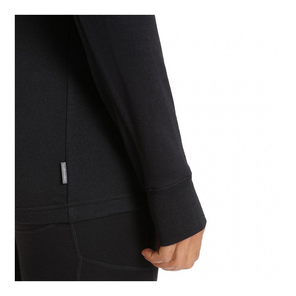 Icebreaker QUANTUM III - Sweat Femme black