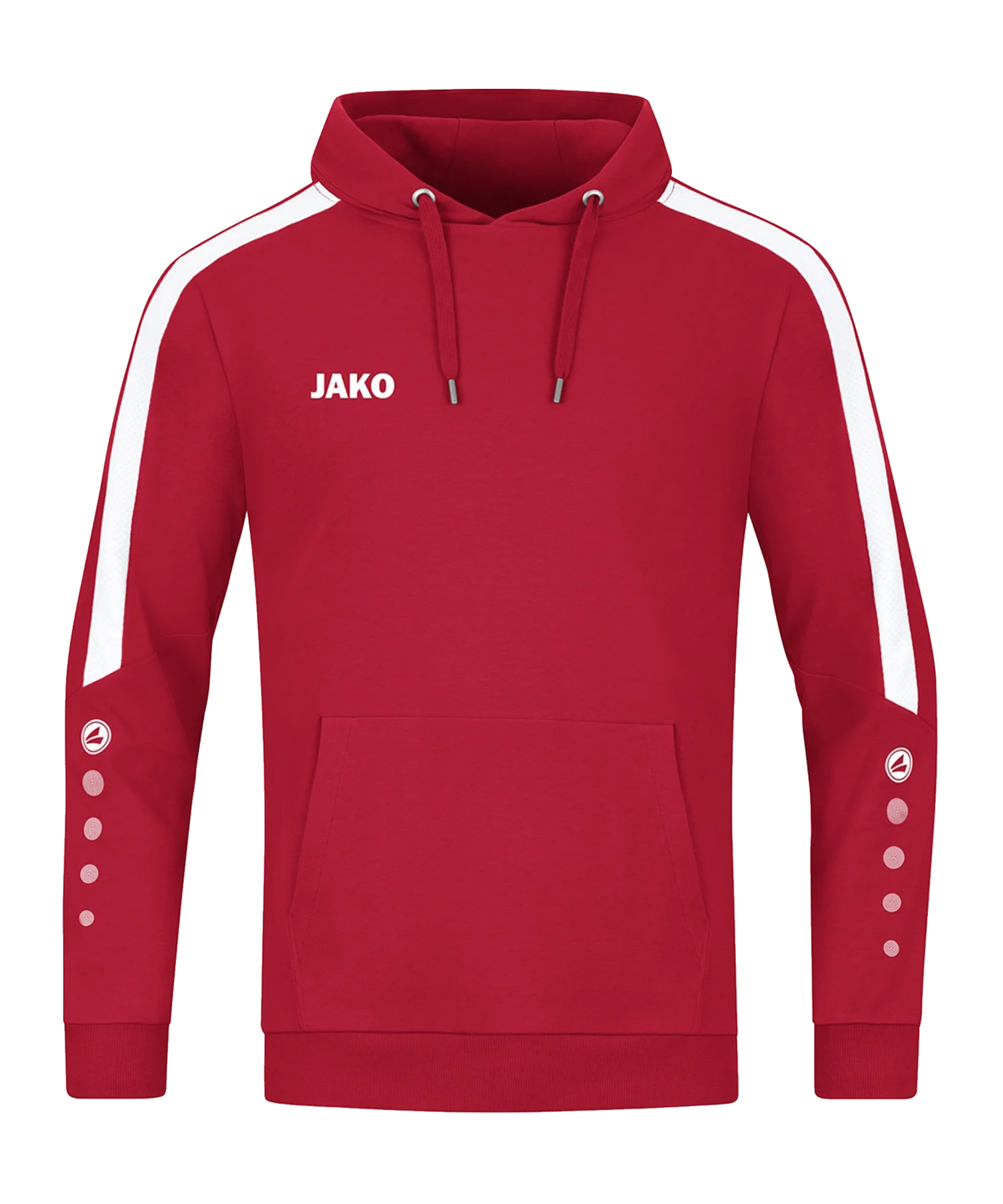 JAKO Power Hoody Damen Rot Weiss F100