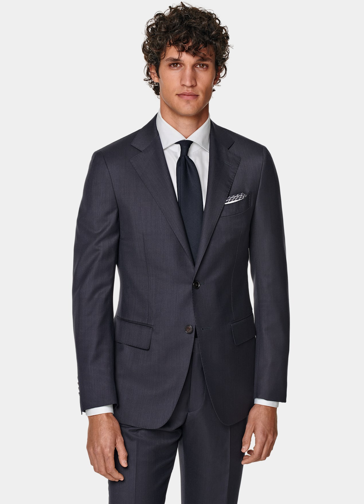 Costume Lazio coupe Tailored bleu marine