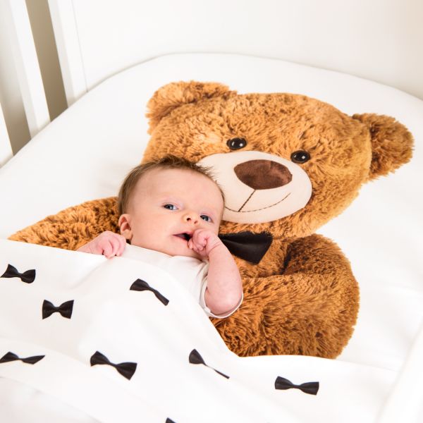 Snurk Teddy Ledikantlaken 120 x 150 cm