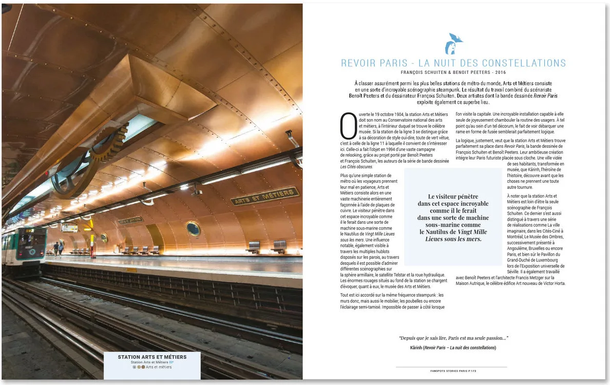 Fanspots stories Paris Livres