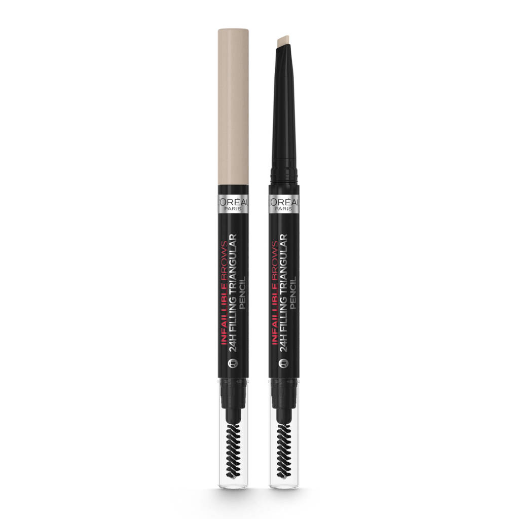 Infaillible Brow 24H Filling Triangular Pencil wenkbrauwpotlood - 8.0 light cool blond