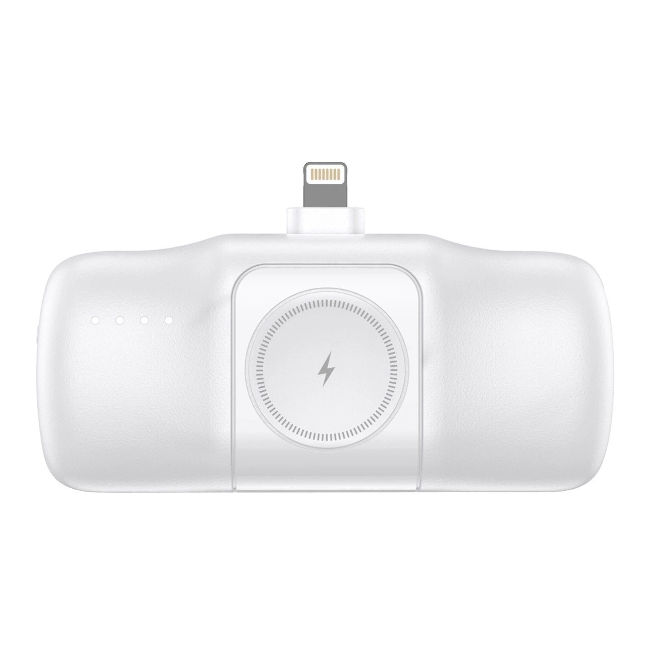 (15W) 5000mAh Lightning Powerbank Ladegerät inkl. USB C Ladekabel mit LED Anzeige - Weiss